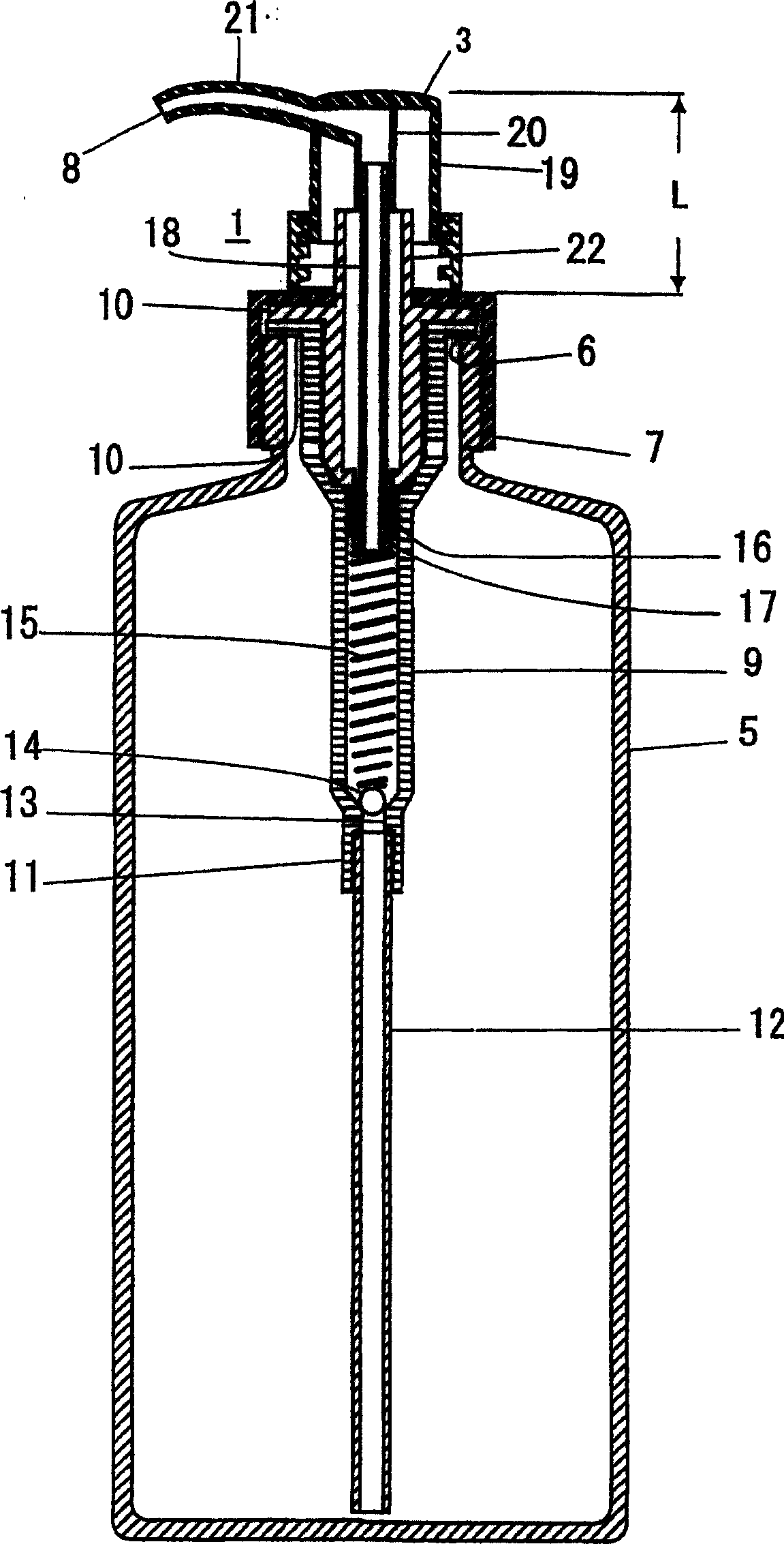 Pump with function of measuring fixed amount