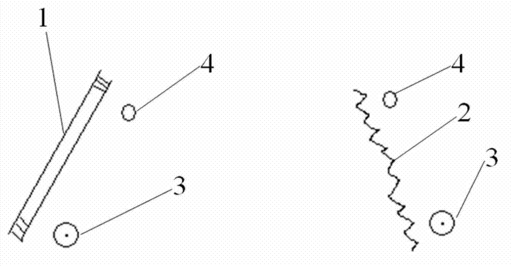 Directional hydraulic fracturing connected mining method