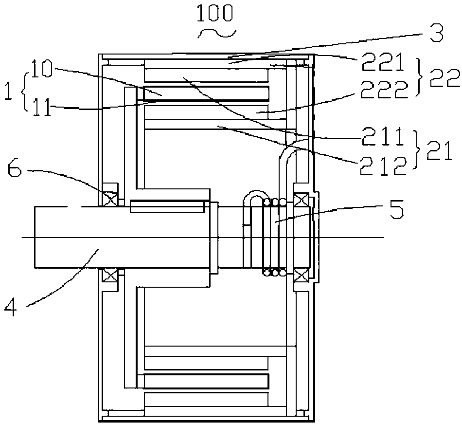 Electric vibration exciter and implementation method thereof