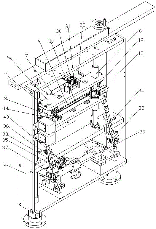 A forming and sealing device for food packaging machine