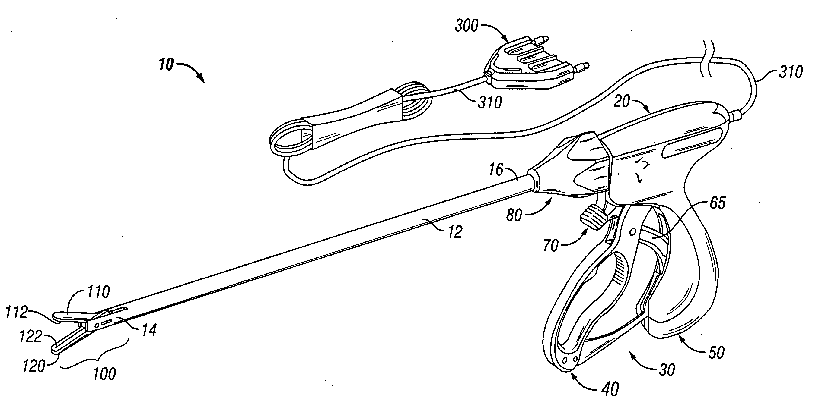 Electrosurgical instrument that directs energy delivery and protects adjacent tissue