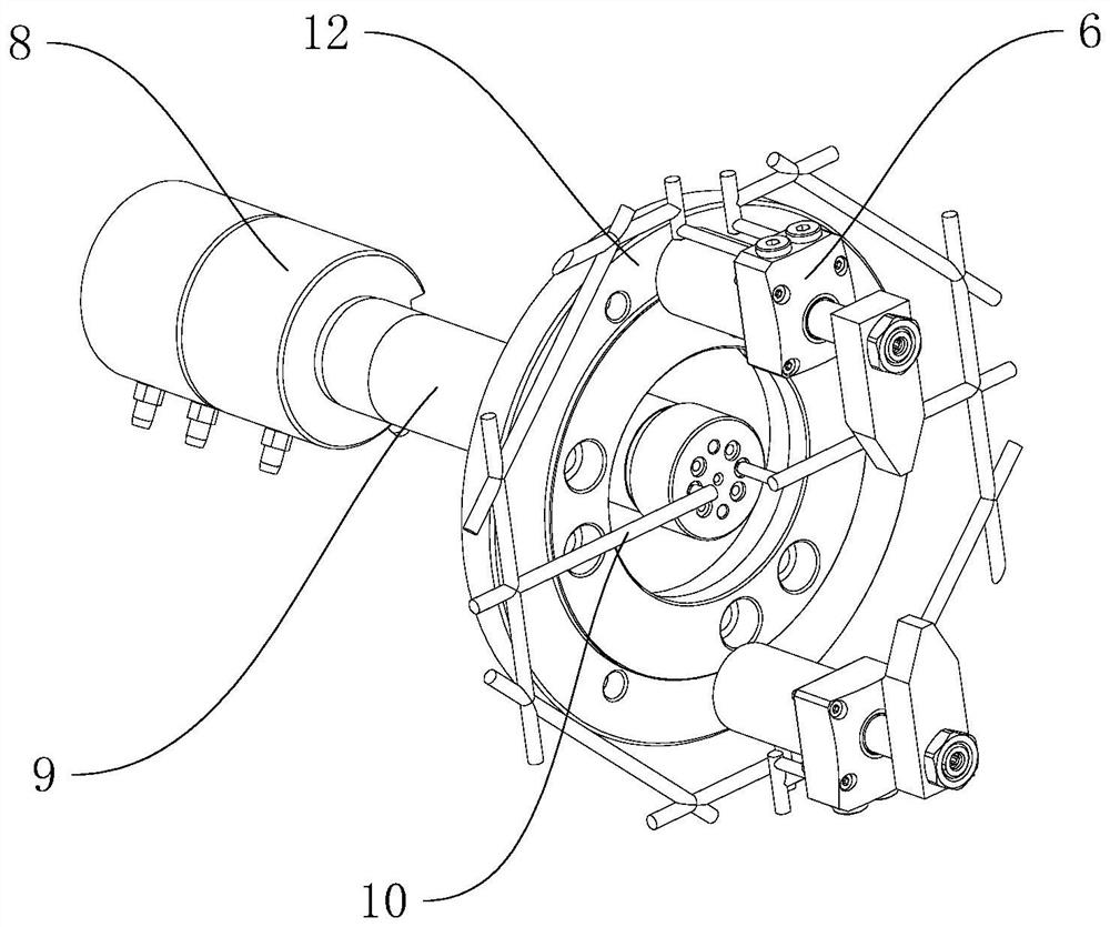 Motor bearing cover machining equipment