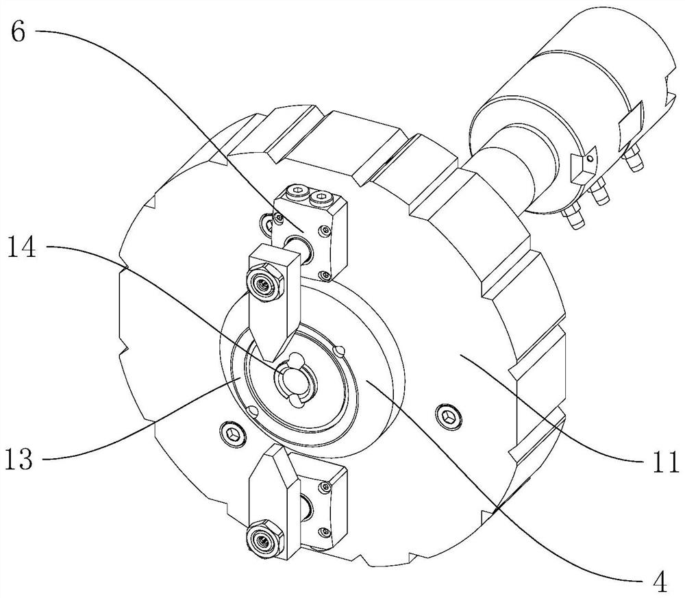 Motor bearing cover machining equipment