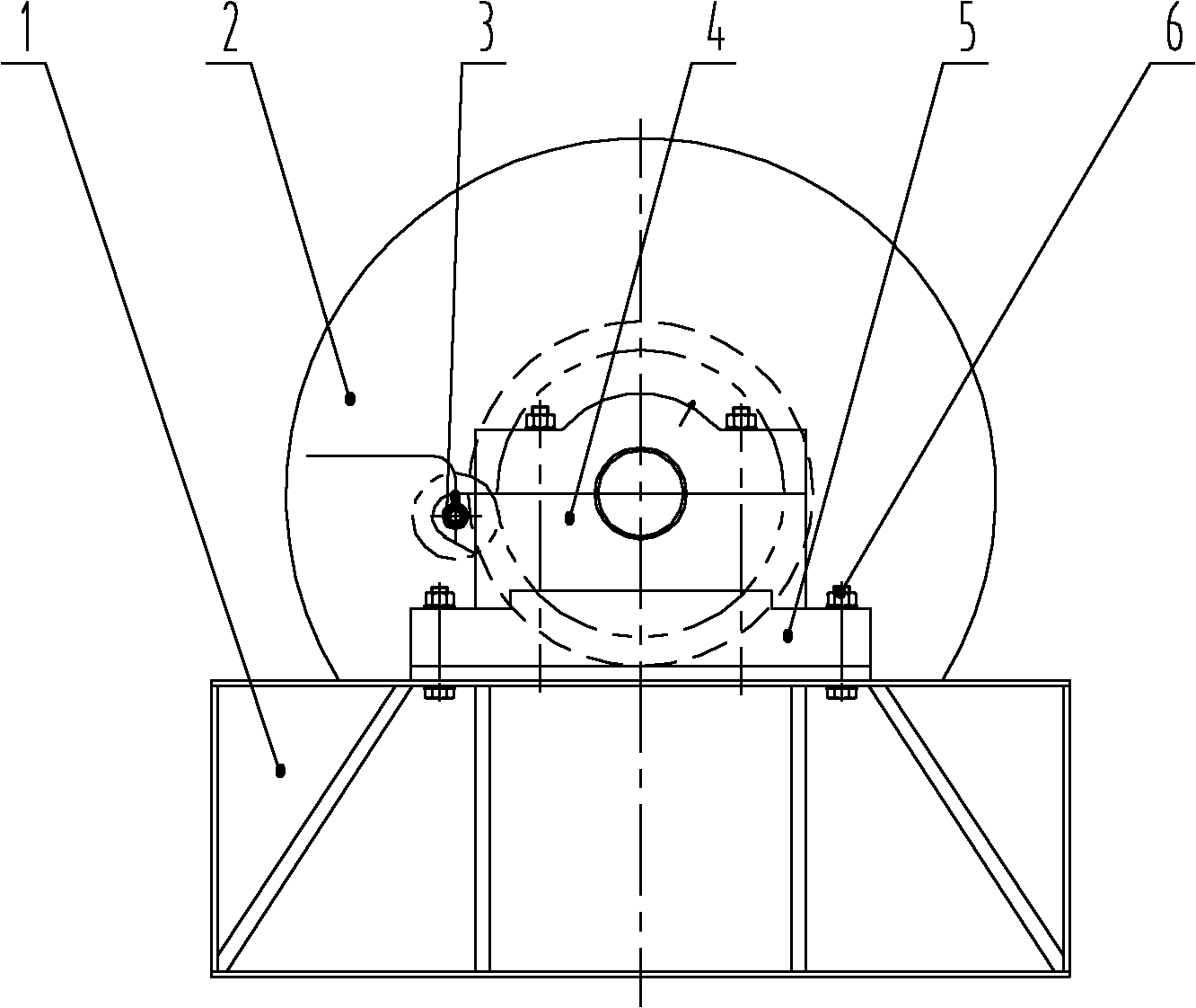 Device for measuring tension of winch cable and measuring method thereof