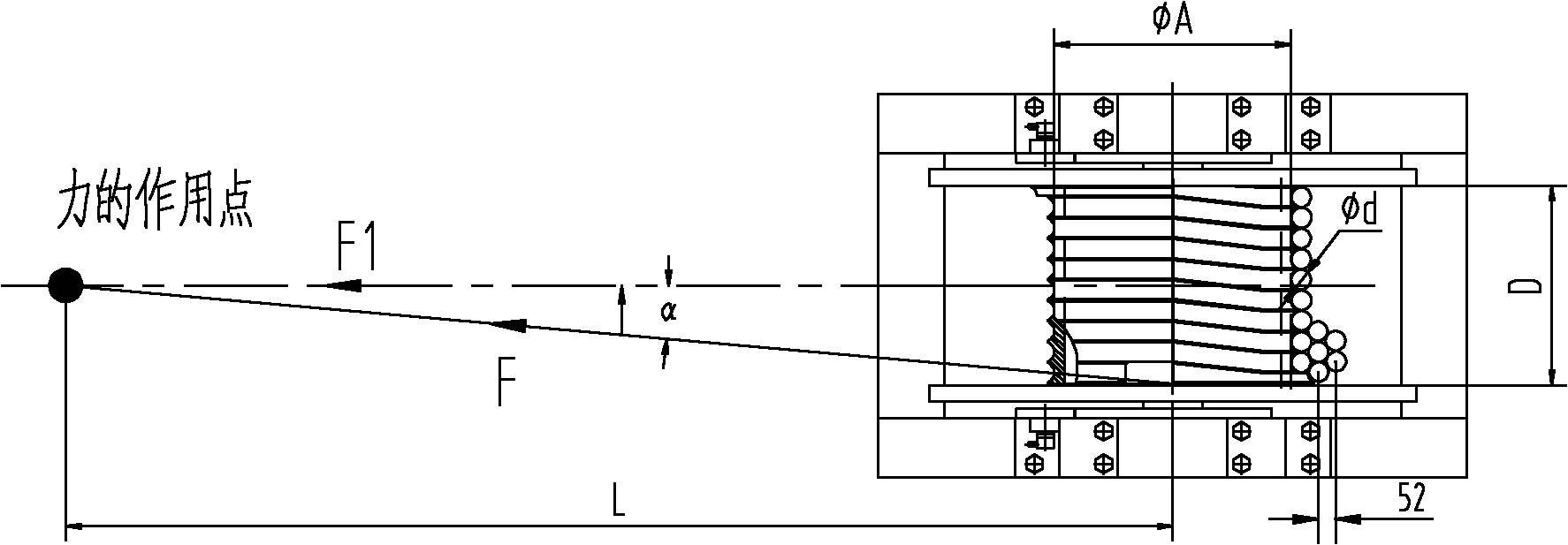 Device for measuring tension of winch cable and measuring method thereof