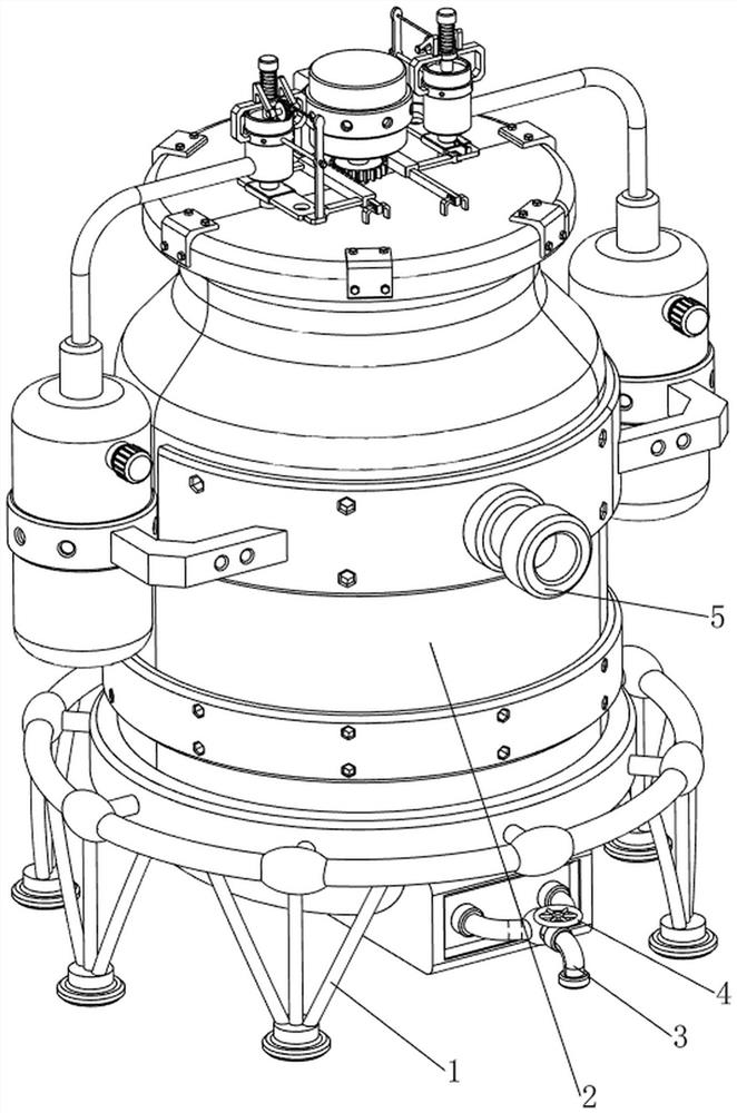 A wet cooling tower water recovery device