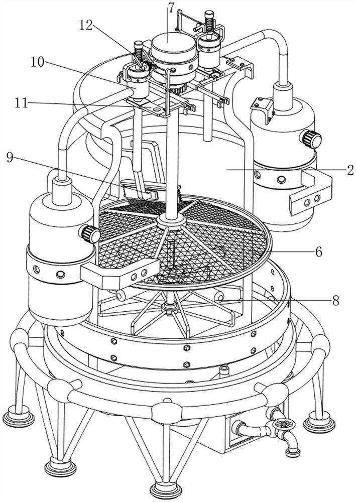 A wet cooling tower water recovery device