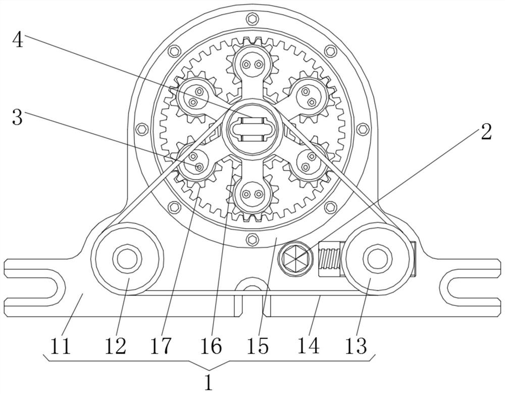 Novel computer anti-snapping transmission line automatic braiding mechanism