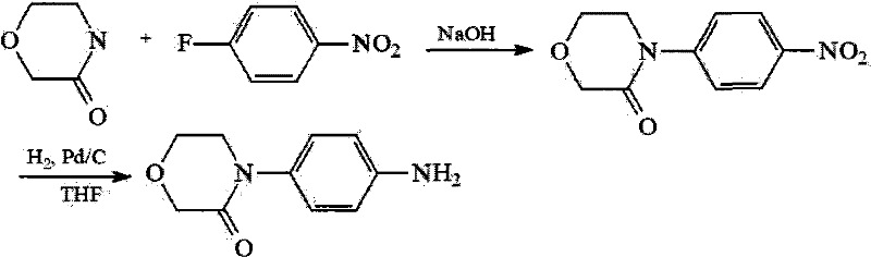 Synthesis method of 4-(4-aminophenyl)-3-morpholone