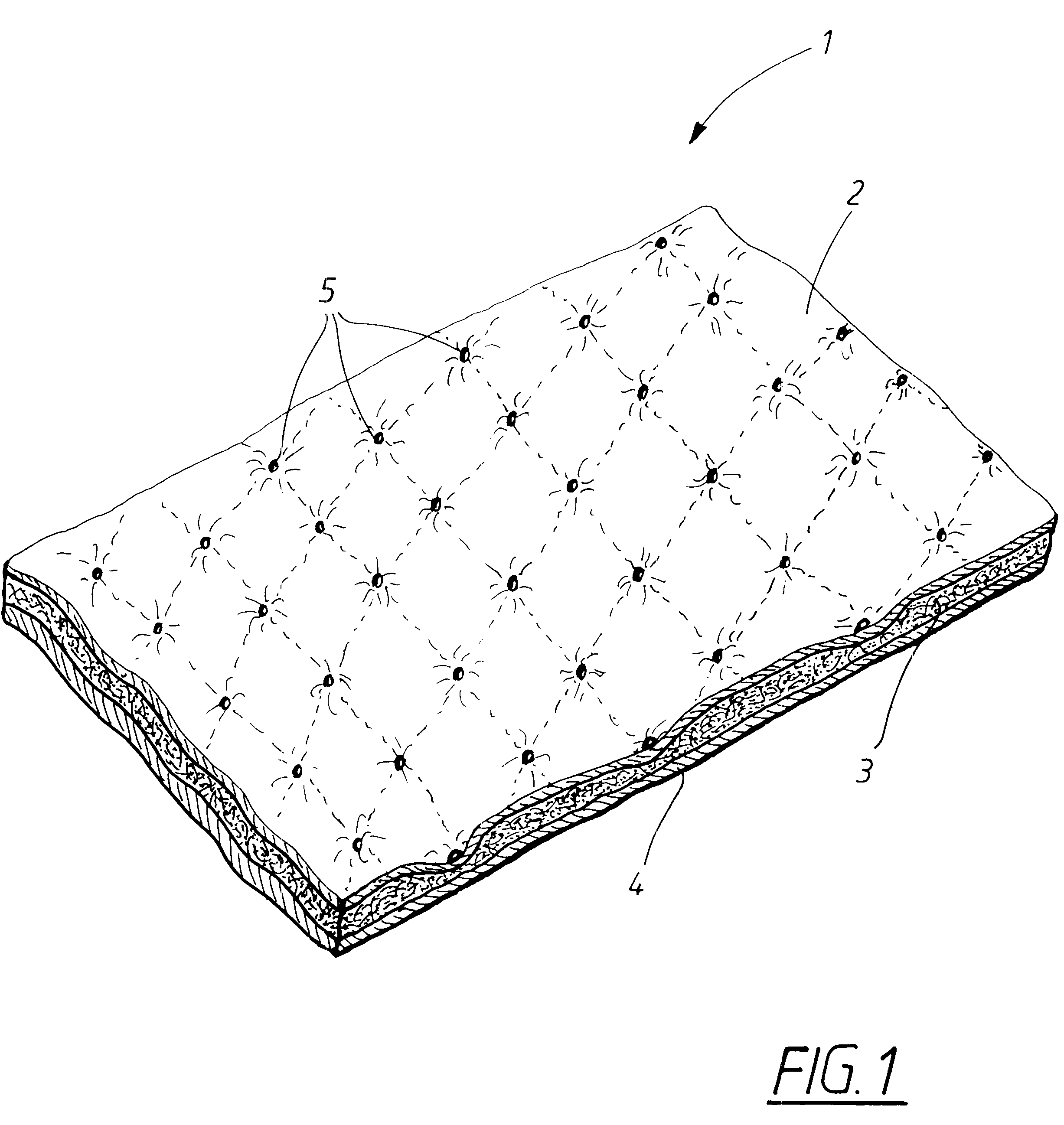 Absorbent product comprising at least one thermoplastic component to bond layers