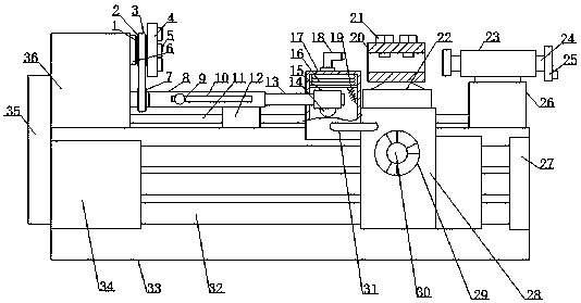Automatic cooling and cleaning integrated device for cutting process of machine tool