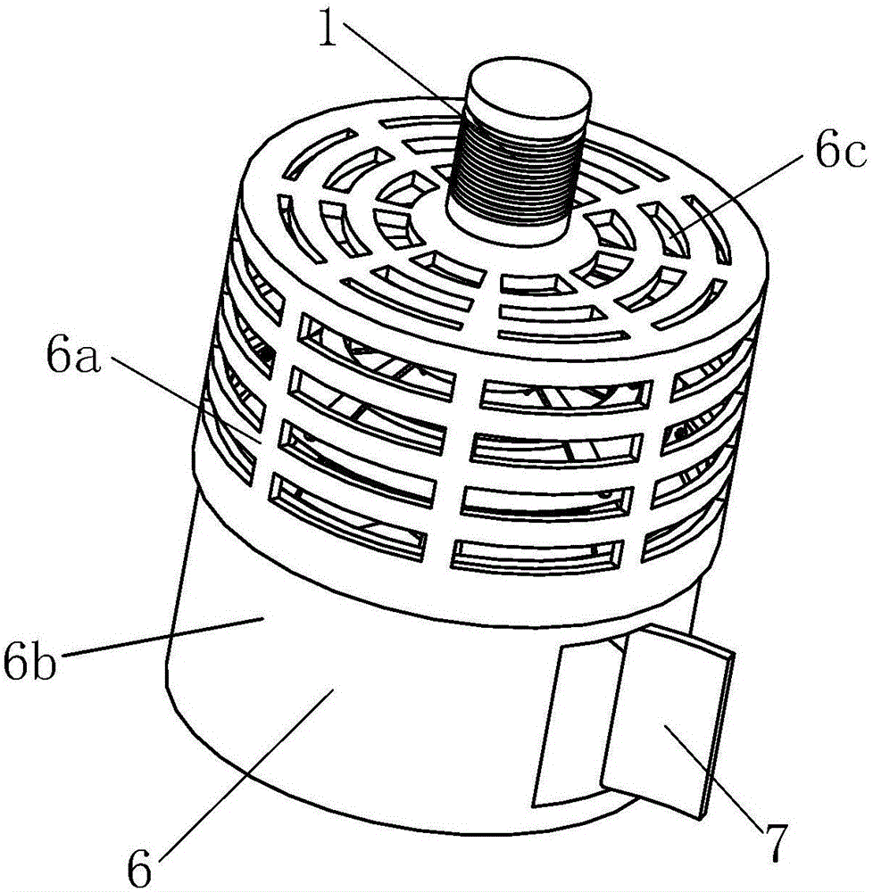 A cooling cleaning device