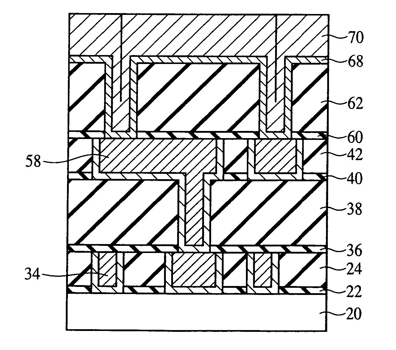 Semiconductor device for preventing defective filling of interconnection and cracking of insulating film