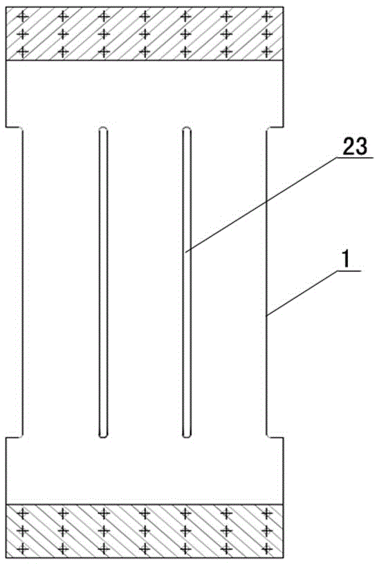 Plate type metal damper constrained by steel-concrete combined plates