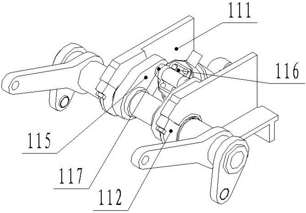 Chassis type bearing mechanism