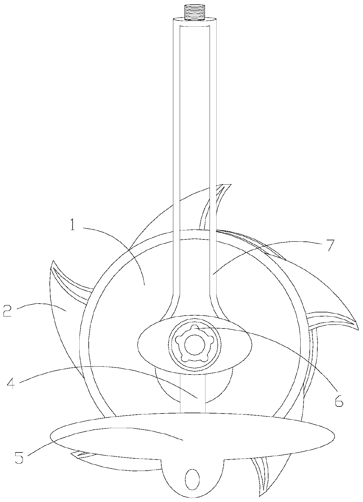 Small-sized cruise ship island micro grid direct-current supply voyage extension self-developing water-voyage conversion wheel