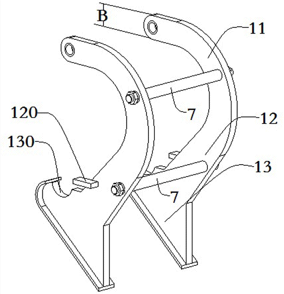 Anode anti-falling-off device
