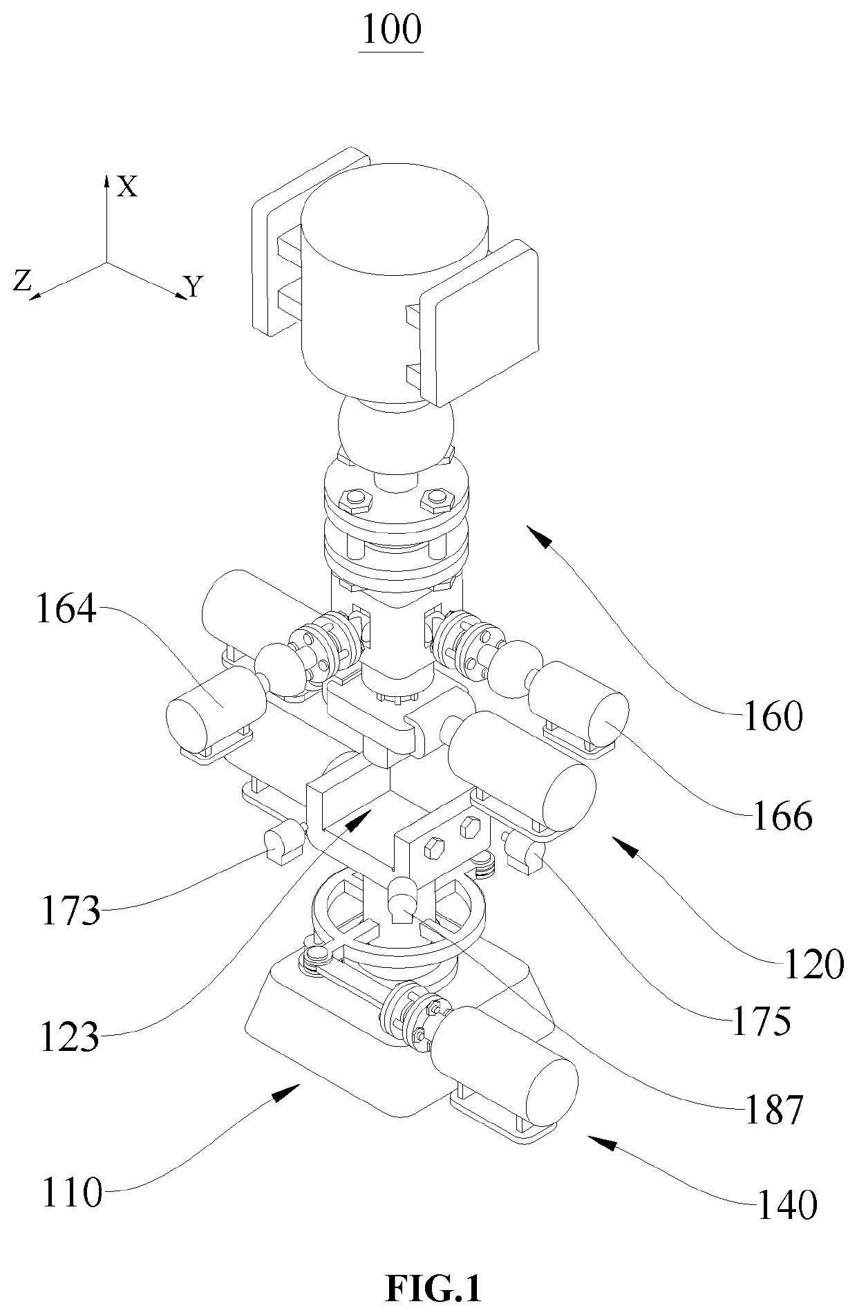 Mechanical performance testing device and hydraulic control system thereof