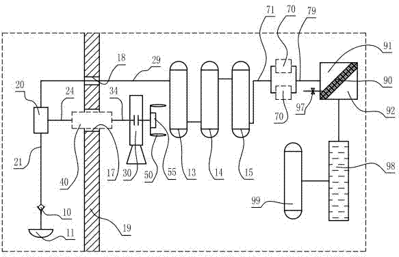 Spline flange zinc alloy seawater desalination treatment equipment