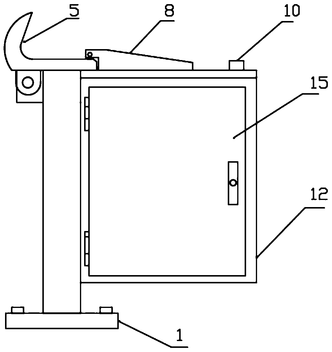 Emergent cable release control device for ship