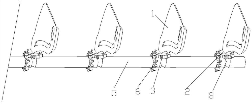 Sweeping structure and its control method, air conditioner