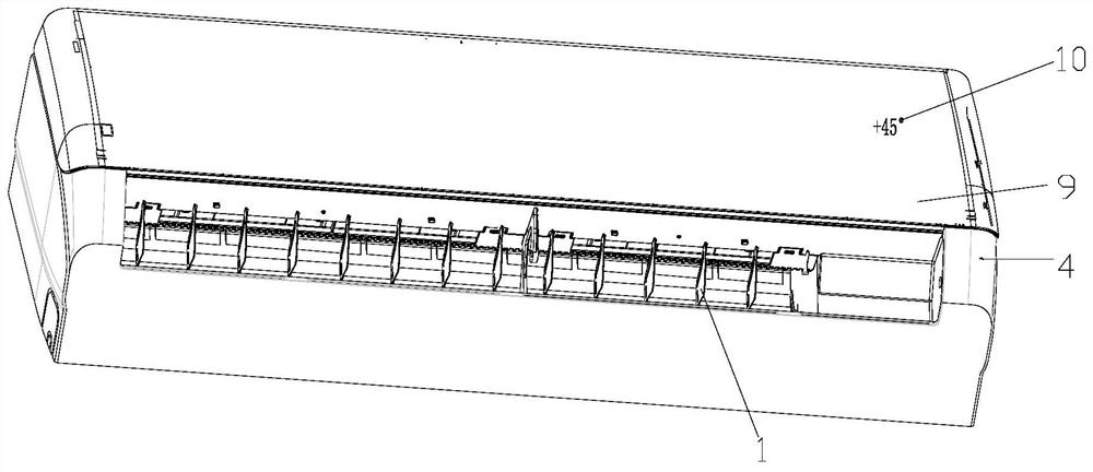 Sweeping structure and its control method, air conditioner