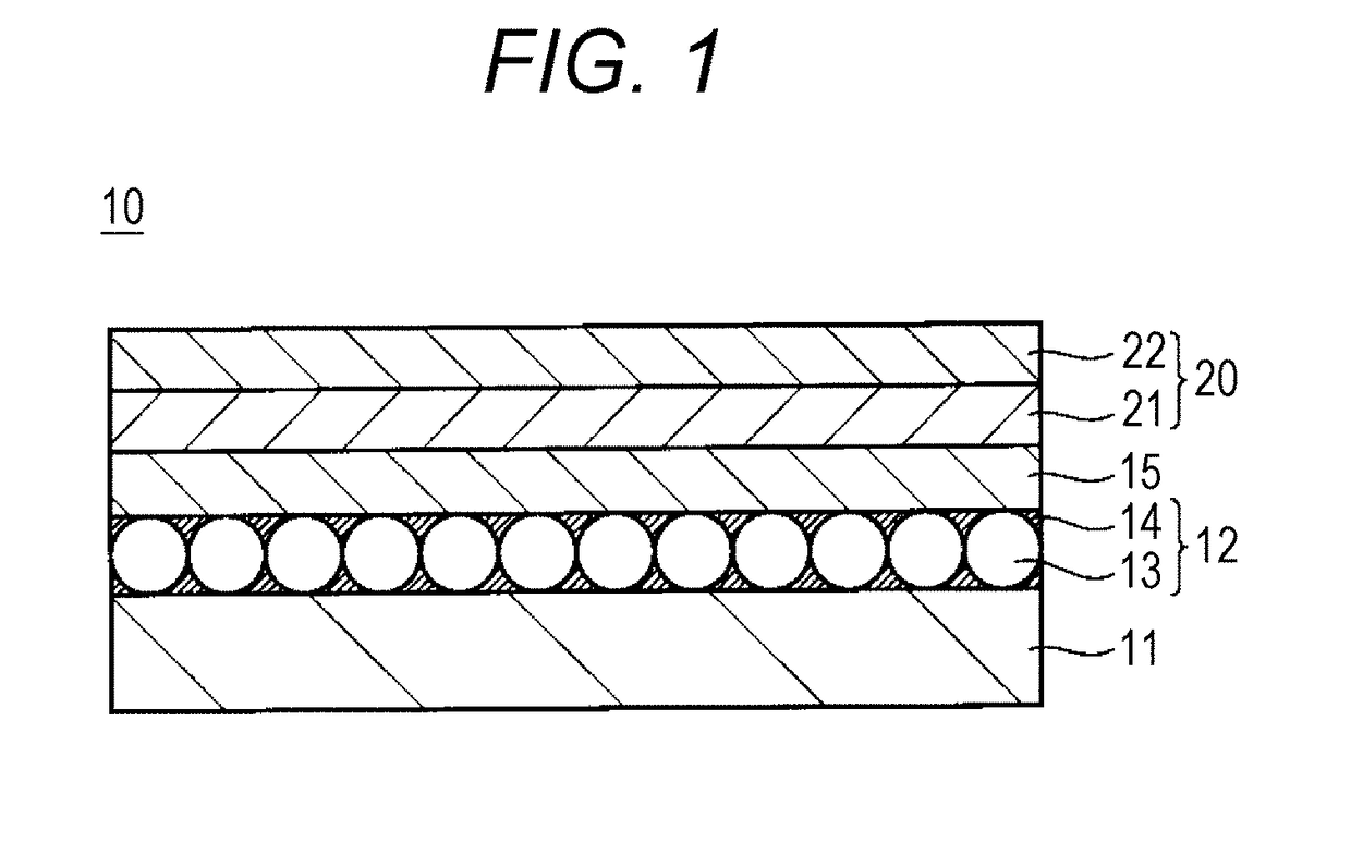 Gas barrier film, transparent electroconductive member, and organic electroluminescence element, and method for producing gas barrier film, method for producing transparent electroconductive member, and method for producing organic electroluminescence element