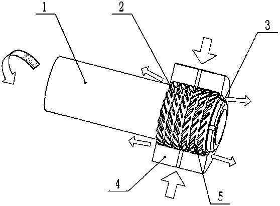 An active labyrinth seal structure