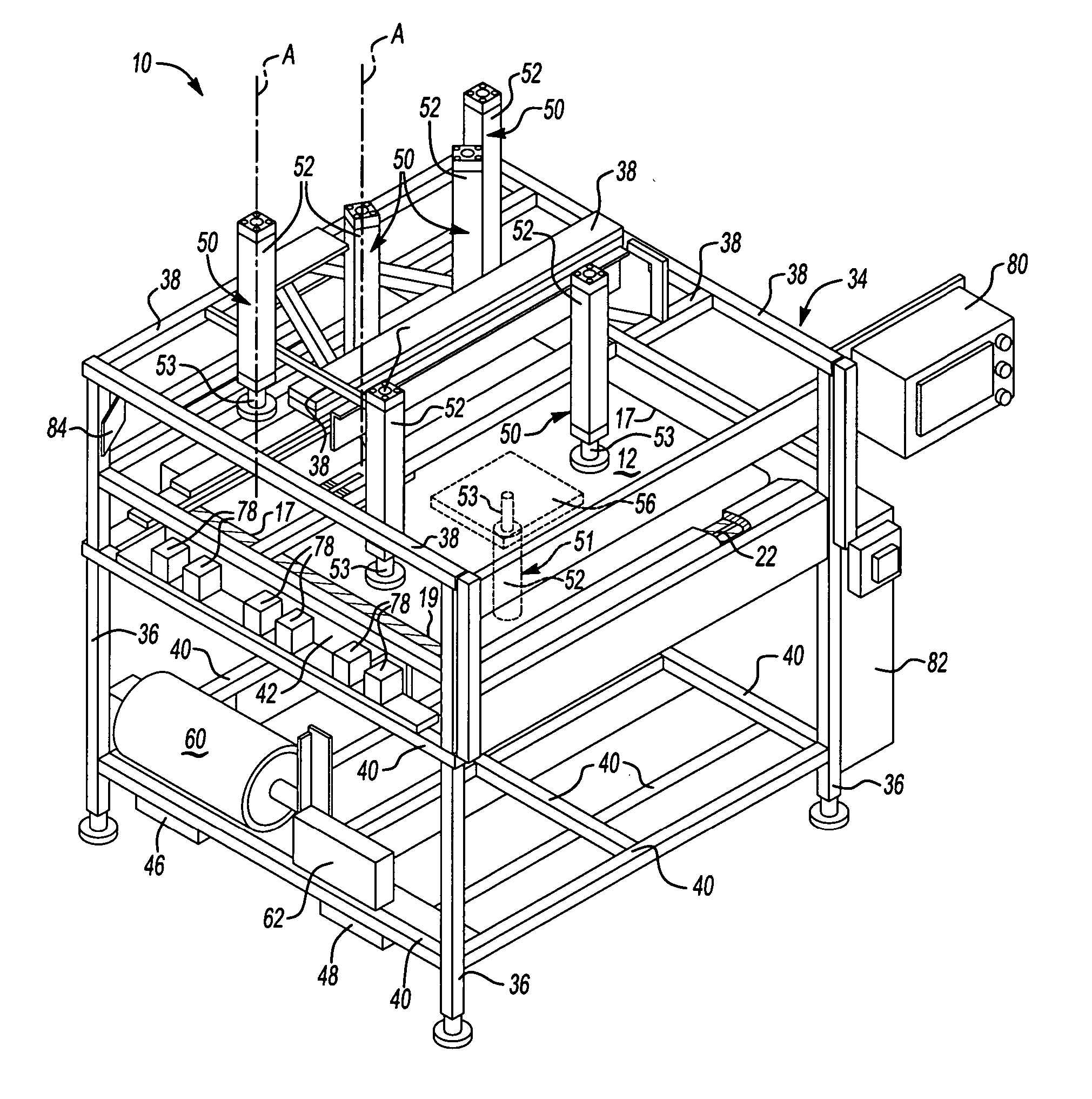 Apparatus for forming a part for an automotive vehicle