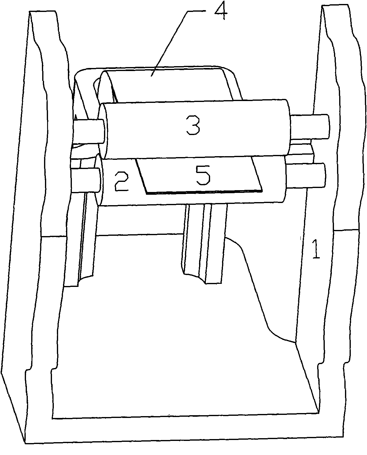 Bronzing machine roller-increasing device