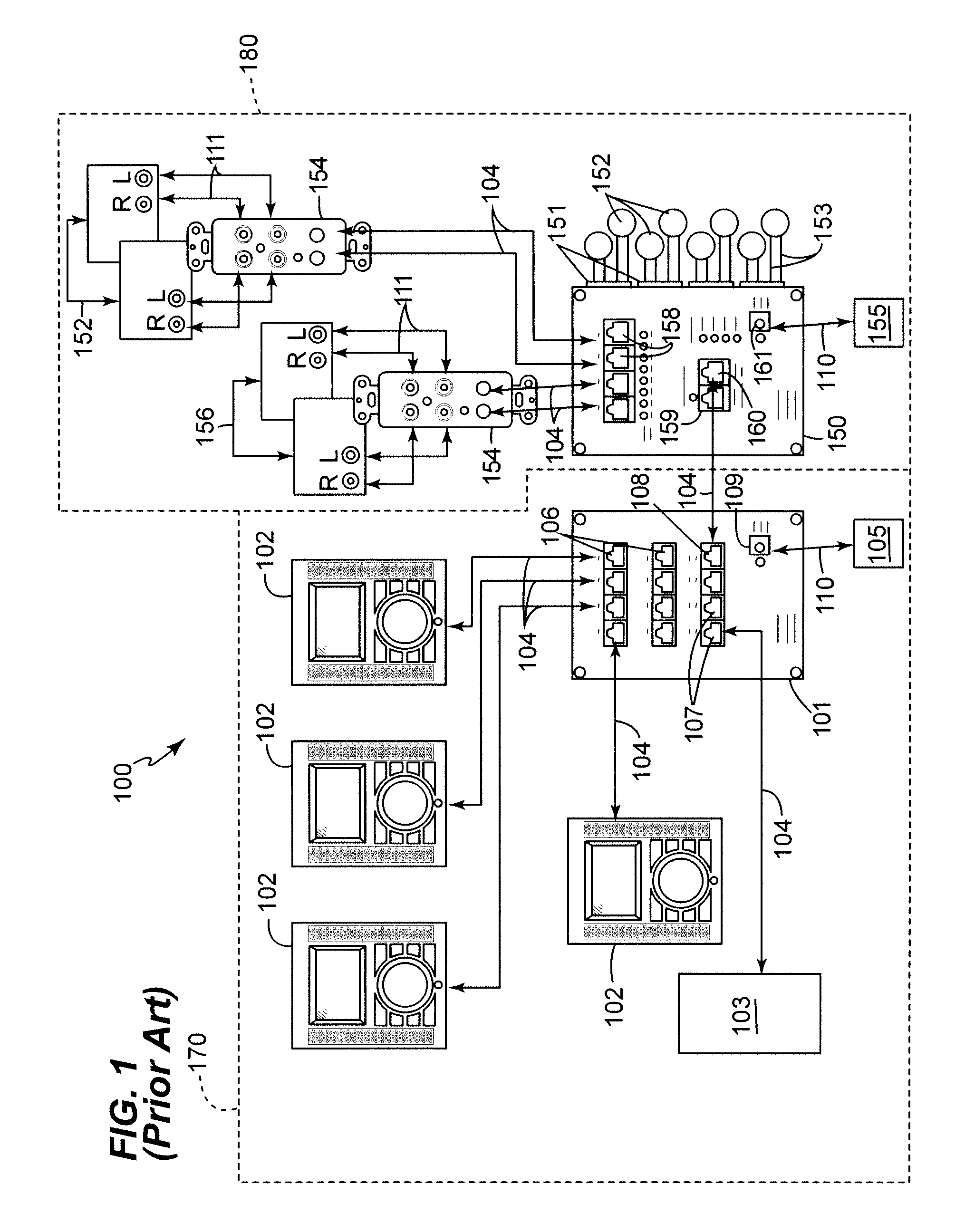 System and method for integrated intercom and distributed audio/video system with security interface