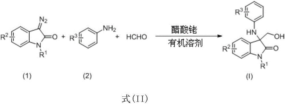 3-amino-3-hydroxymethyloxindole derivative as well as preparation method and application thereof