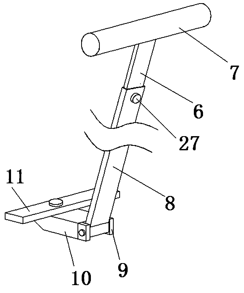 Transporting device used for roller cage ear production