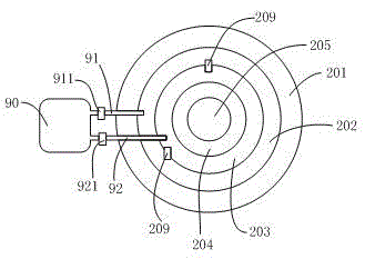 Doodling combined child bed with air purification function