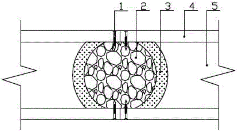 Preparation method of multifunctional bamboo engineering material used as light wood structure keel