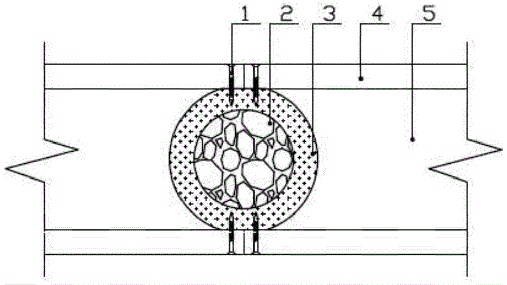 Preparation method of multifunctional bamboo engineering material used as light wood structure keel