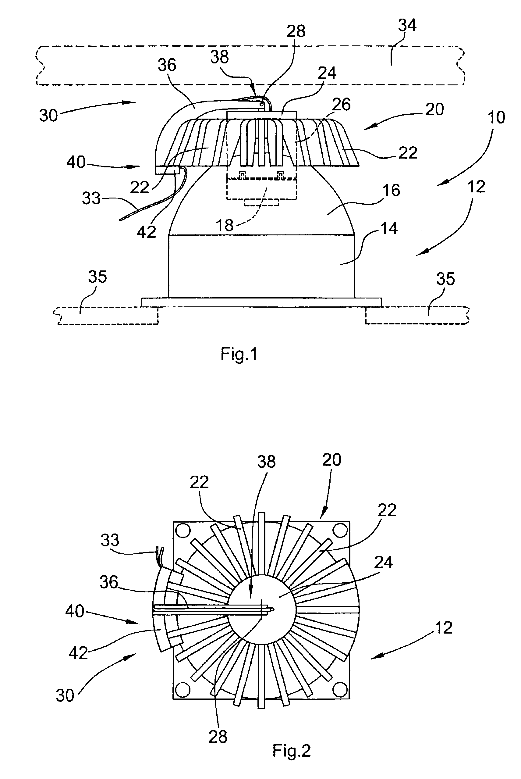 Lamp for a vehicle, in particular reading lamp for an aircraft