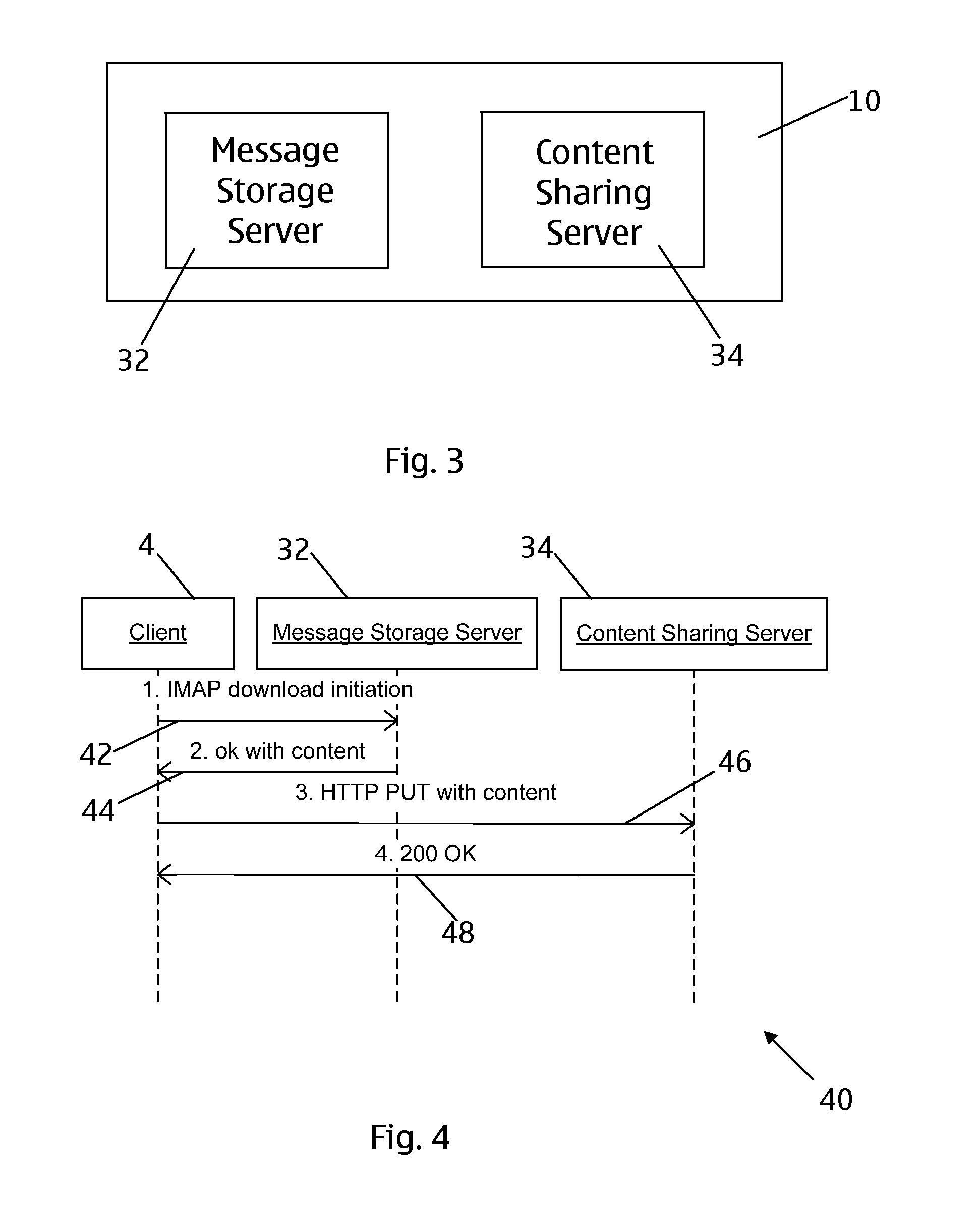 Method, apparatus and computer program product for copying content between servers