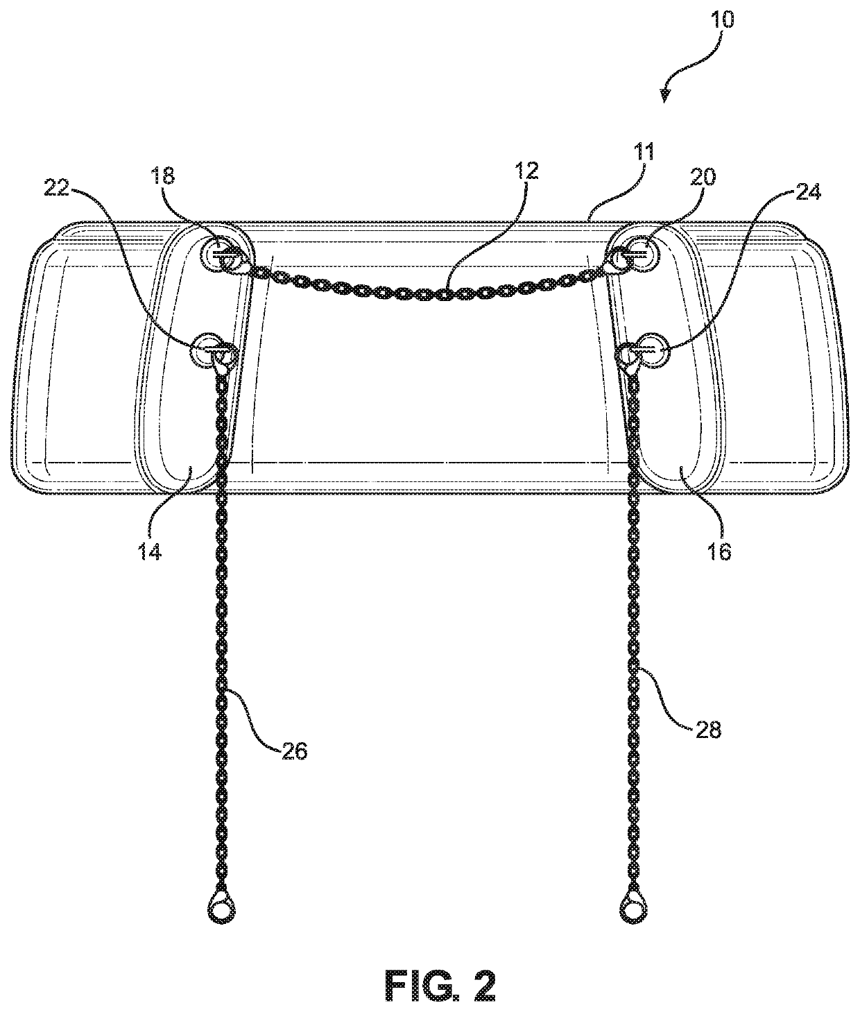 Cooling pad for neck with eyeglass cord for glasses