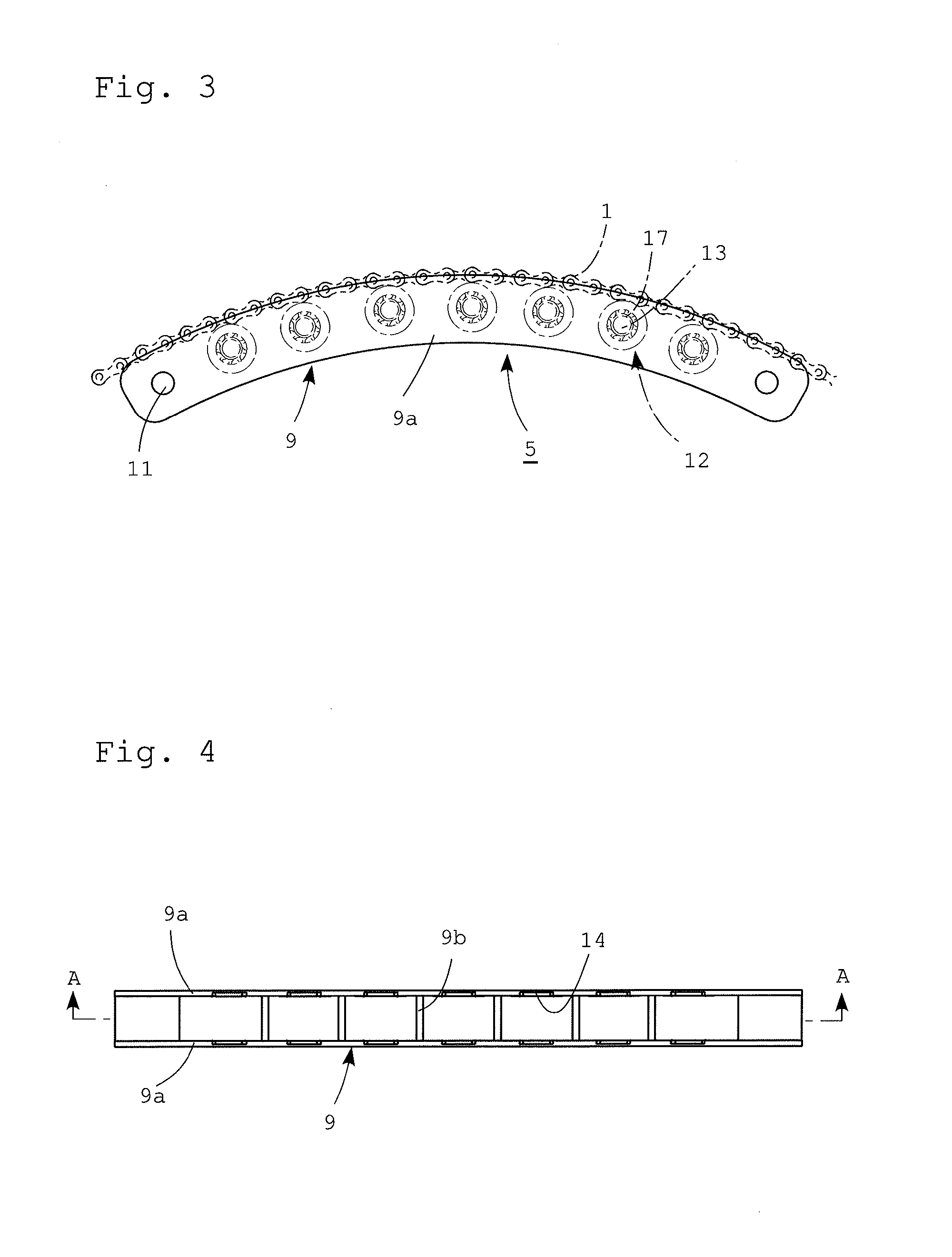 Chain guide and chain tensioner device