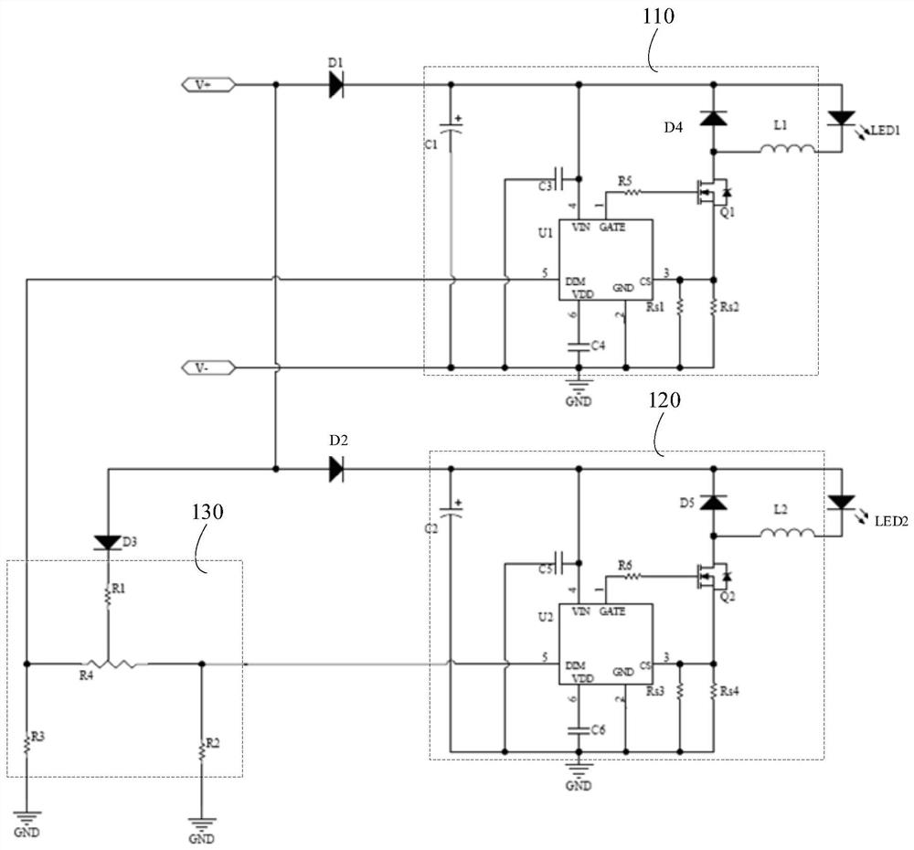 Vehicle headlamp lighting control device