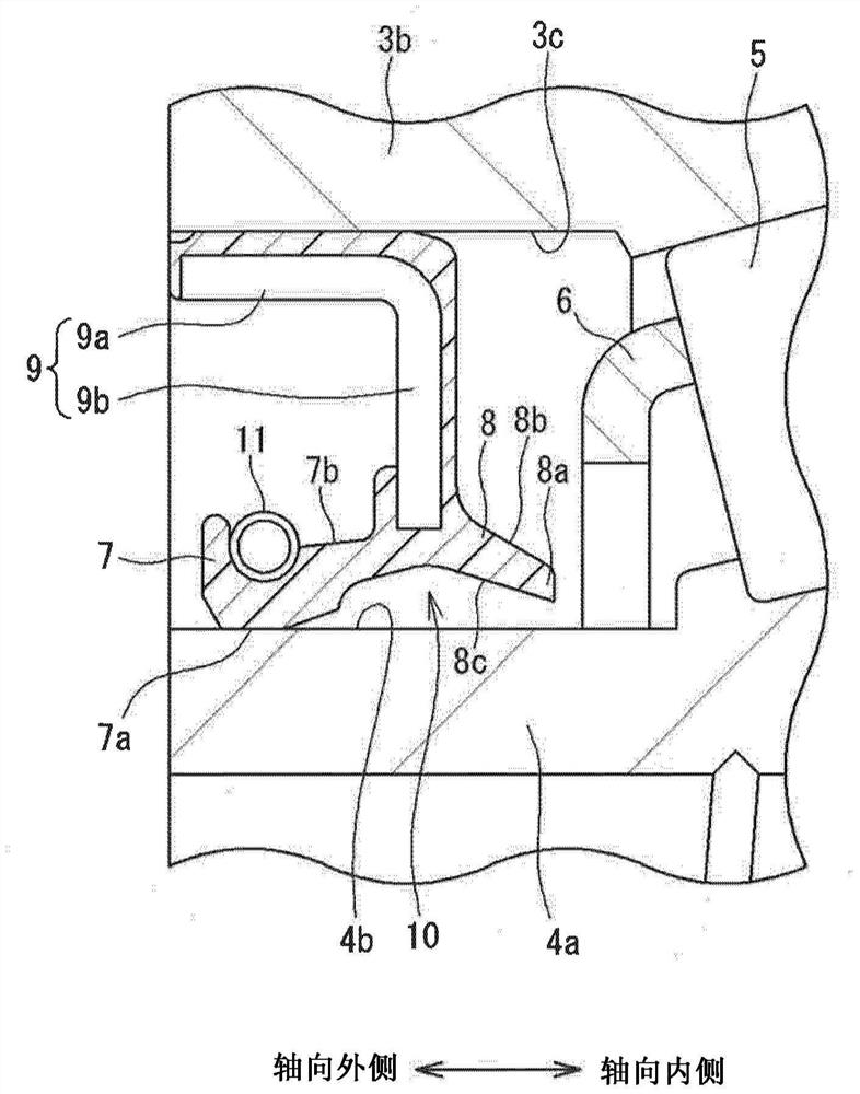 Sealing device and bearing device provided with the same