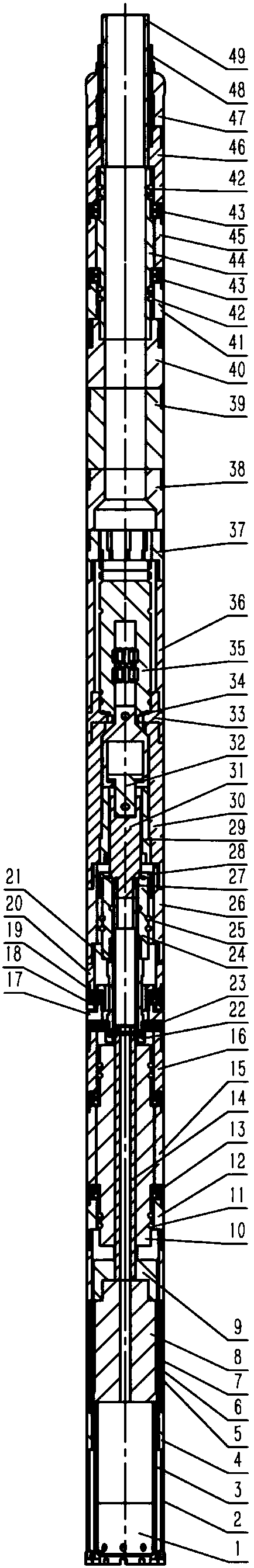 A downhole torque self-balancing cabled drilling tool system