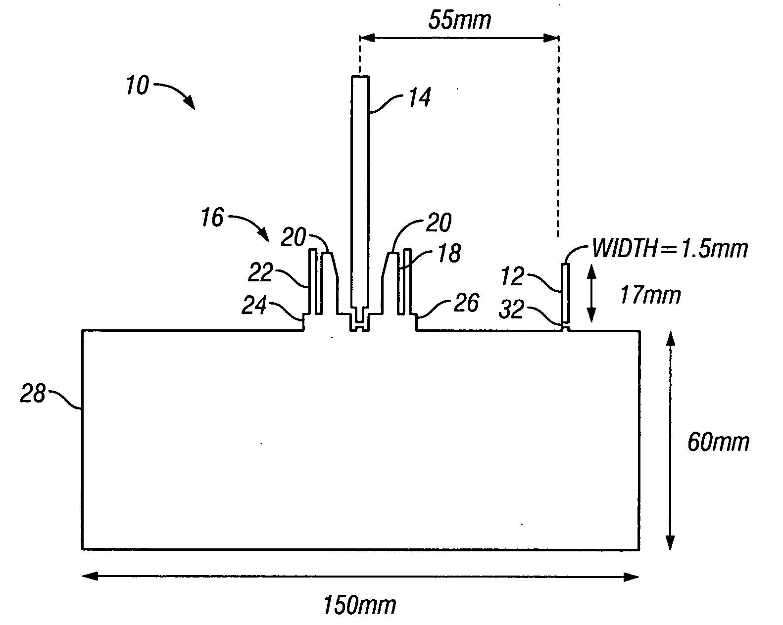 Dual-access monopole antenna assembly