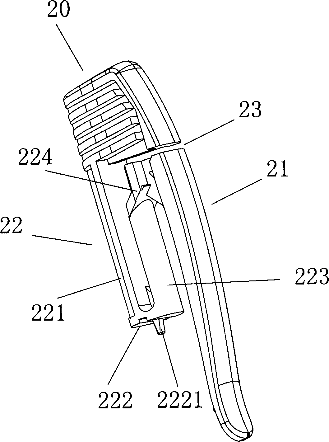 Novel pressing pen