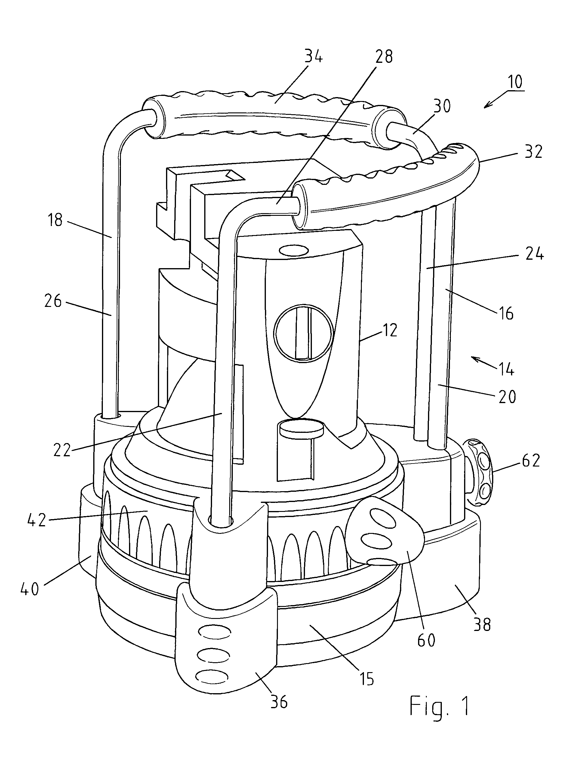 Laser apparatus such as a construction laser apparatus