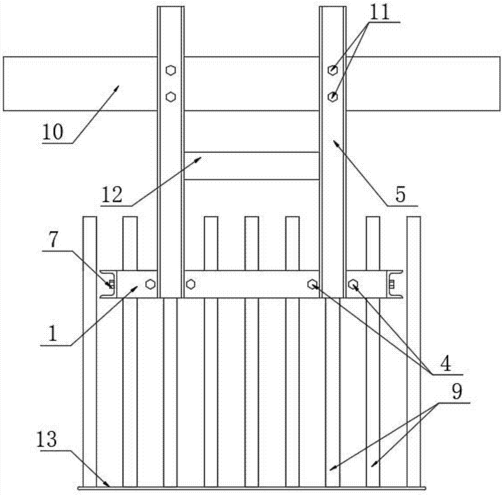 Method of connecting bridge round pier column with square bent cap anchorage rebar skeleton in sleeving mode