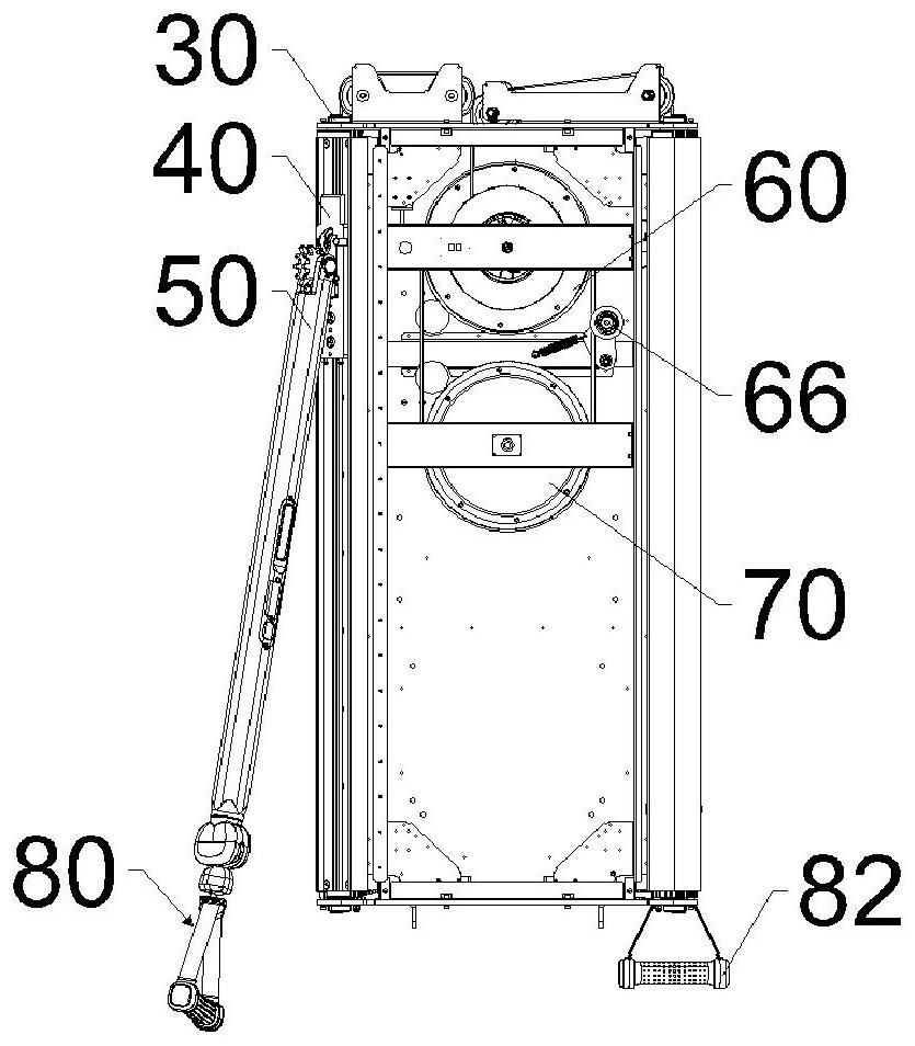 Wall-mounted exercise equipment