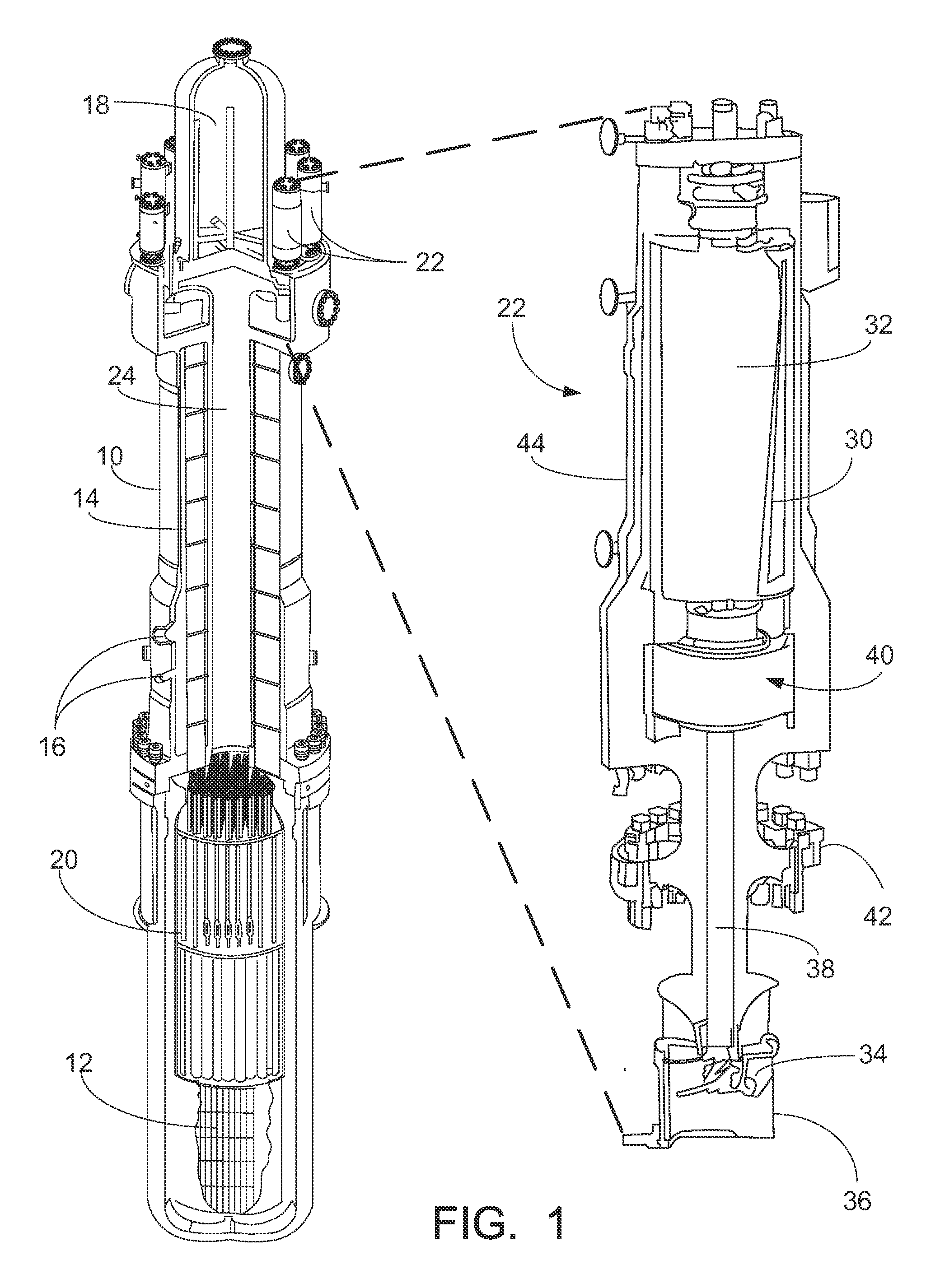 Nuclear reactor coolant pump with high density composite flywheel