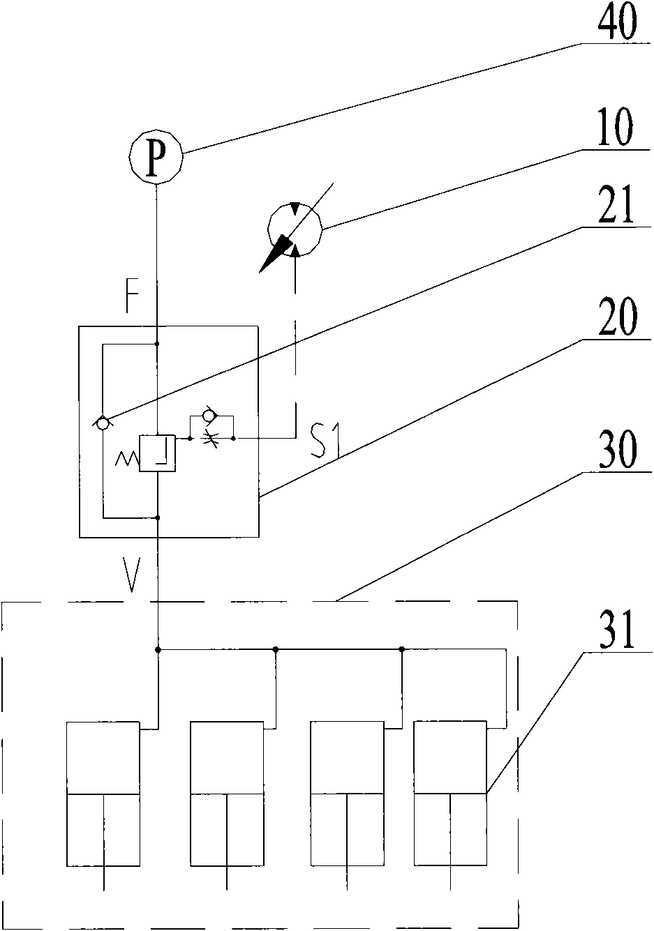 Track tensioning device, track type engineering machinery and method for adjusting track tensioning force